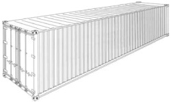 Konteiner Dry Cargo HC 40